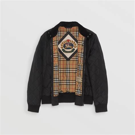 burberry lettering mens jacket|burberry harrington thermoregulated jacket.